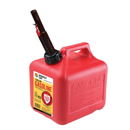MIDWEST CAN Plastic Gas Can 2GAL 112360 1