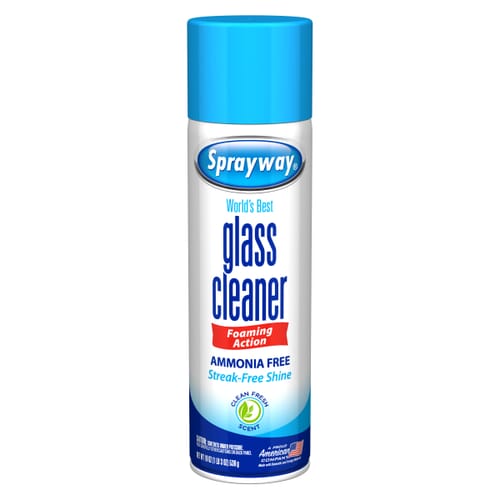 SPRAYWAY Aerosol Foam Spray Glass Cleaner 19OZ 155192 1